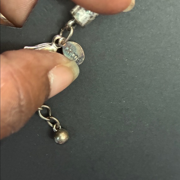 Chico's Brown and Green Beaded Necklace - Picture 3 of 5